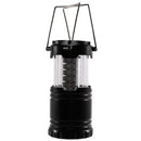 Collapsible Camping Hiking Lantern 30 LED Emergency Tent Night Lamp Black