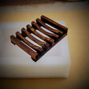 2PCS Wood Soap Tray Holder Dish Box Case Bath Shower Plate Bathroom Accessory