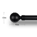 Fit for 28mm Window Treatment Rod Ends Caps Curtain Pole Finial, 1Pc White G