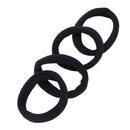 8 Pcs Black Stretchy Band Hair Tie Holder Ponytail Holder
