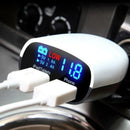 2016 Car Charger Dual USB Plus Adapter Cigarette Lighter LED For All iPad Tablet