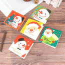 6 Card+6Envelope /set Cartoon Christmas Greeting Card Santa Claus Xmas PostcarME
