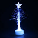 Colorful Fiber Optic LED Glowing Christmas Tree with A Top Star & Suction C