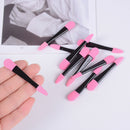 10X Disposable Double Ended Eye Shadow Applicators Sponge Makeup Brush Beauty Z
