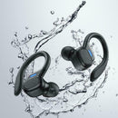 Sports Wireless Earphones Bluetooth Bass Stereo Headphones Hook TWS Ear R2O8