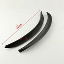 4 Pieces Rubber Arch Car Truck Wheel Eyebrow Decoration Strip Stickers 25cm+32cm