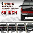 60" Truck LED Strip Tailgate TailLight Reverse Brake Turn Signal Light For Car