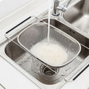 Adjustable Stainless Steel Kitchen Colander Strainer On Handles