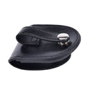 Pu Leather Pocket Watch Holder Storage Case Coin Purse Pouch Bag With Chain ME