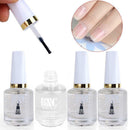 15ml Nail Art Hardener Vitamin Super Transparent Top Coat Polish Coat Cover A+