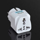 Portable CA UK US AU to EU European Power Socket Plug Travel Converter Adap Z0B9