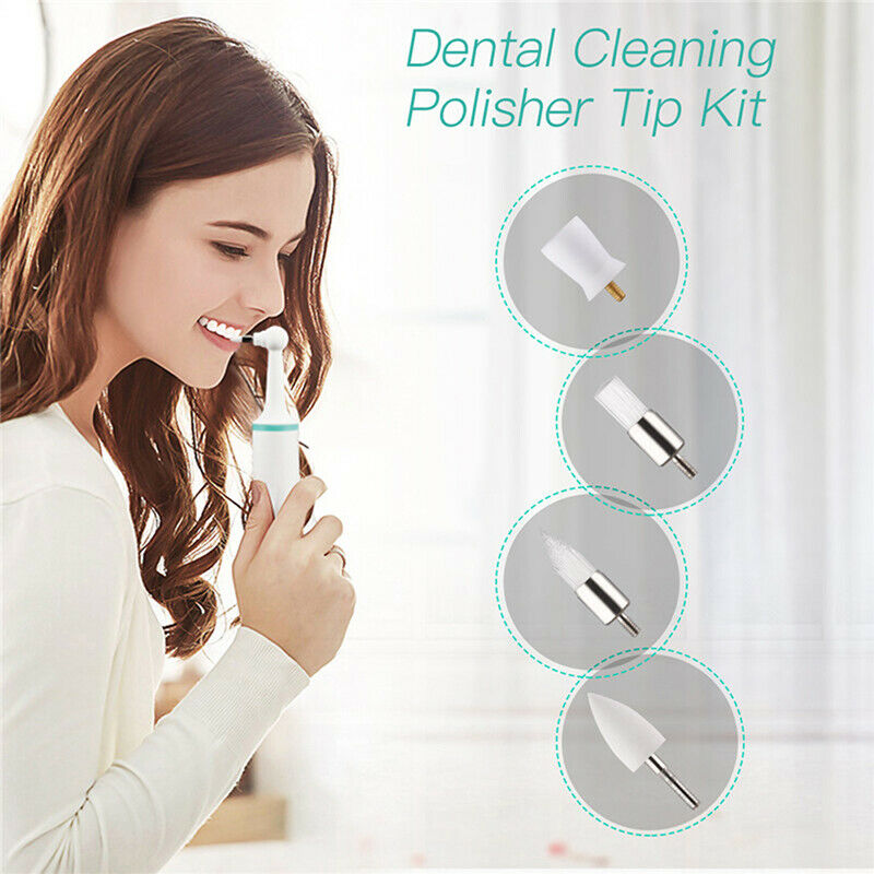 Electric Tooth Polisher Stain Plaque Remover Teeth Whitening Replacement Hea Bj