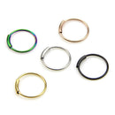 5PCS/Set Nose Ring Septum Ring Hoop Cartilage Tragus Helix Small Piercing StuSE