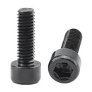 4x Lightweight Montain Bike Water Bottle Cage Holder Bolts Screws Durable Black