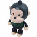 Cute Big Mouth Monkey 4GB USB Flash Device Plastic, Black