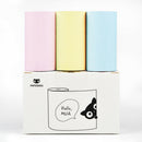 3 Rolls Tri-Color Thermal Photo Paper for P1 P2 P2S Pocket Thermal Printer