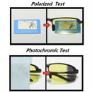 Polarized Sunglasses HD Driving Pilot Glasses Oversize Night Vision Eyewear`3C