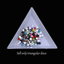 Triangle Plate Manicure Tool DIY Nail Art Decoration Plate Dotting Rhinesto K3X4