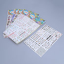 12 sheets Manicure Halloween Water Transfer Nail Art Decoration Stickers