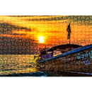 1000 Pieces DIY Paper Jigsaw Puzzle Boat Picture Toys for Reduce Stress