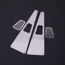 RC Car Metal Intake Grille Sheet Anti-Slip Engine Cover for Traxxas TRX4 A