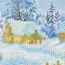 DIY diamond painting Winter snow diamond embroidery Cross Stitch mosaic decor Hn