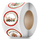500Pcs/lot Merry Christmas Stickers Roll 4 Styles Card Label Sealing StickeSEAU
