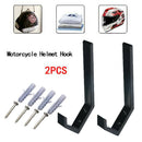 4x Motorcycle Helmet Holder Coat Hook Jacket Storage Rack Display Rack