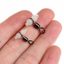 10Pcs Luminous Fishing Swivels Rolling Swivels Sea Fishing Accessories Tack L7B6