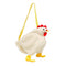 Women Girls Shoulder Handbag Cute Chicken Crossbody Purse May Bag
