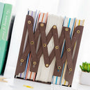 1 Pcs The Freedom To Adjust Bookshelf Large Metal Bookend Desk Holder Stand X3H4