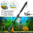 520L/H Electric Siphon Vacuum Cleaner Water Filter Pump Aquarium Fish Tank Tool