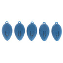 5pcs Mini UV Keychain LED Key Ring Flash Flashlight Torch Anti Blue Light Lam@