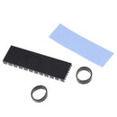 Dissipatore di calore in alluminio M.2 NGFF NVMe 2280 PCIE SSD+ pad termico  3C
