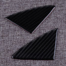 2pcs/Set Carbon Fiber Front Grille Cover Trim Decor Fit for Mazda 3 Axela 14-16