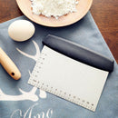 Stainless Steel Metal Griddle Scraper Chopper Dough Cutter Bread Dough bakin Gw