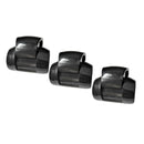 3Pcs Adjustable Quick Release Nylon Clamp Buckle for Paddle Shaft Black