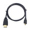 1m Black 4K Video Adapter Home HDMI Cable Portable Stable HD For Raspberry Pi 4B