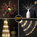 200LEDs Curtain LED String Decorative Christmas Fireworks Waterproof Lights A