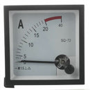AC 0-20A Current Testing Analog Panel Meter Ammeter, Square Y3H9