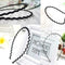 1 x Wavy Hair Head Hoop Band Black Mens Women Unisex Headband Hairbands~New I4E0