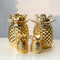 3x Ceramic Pineapple Shape Statue Desktop Display Home Office Cafe Decor