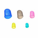 Meideal 15 Pieces Clear and Color Silicone Guitar Fingertip Protectors in 5 Z3H9