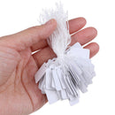 300Pcs Label Tie String Strung Ticket Jewelry Merchandise Display Price Tag Gw