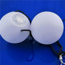 Pro LED Colorful Glow POI Thrown Ball Light Up For Belly Dance Hand Prop GPK