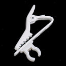 1Pc White 6mm Microphone Lapel Tie Clip Ring for Lapel Lavalier Mic Replacement