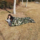 Double People Emergency Survival Sleeping Bag Bivy Camouflage Woodland I1F9 P2I2