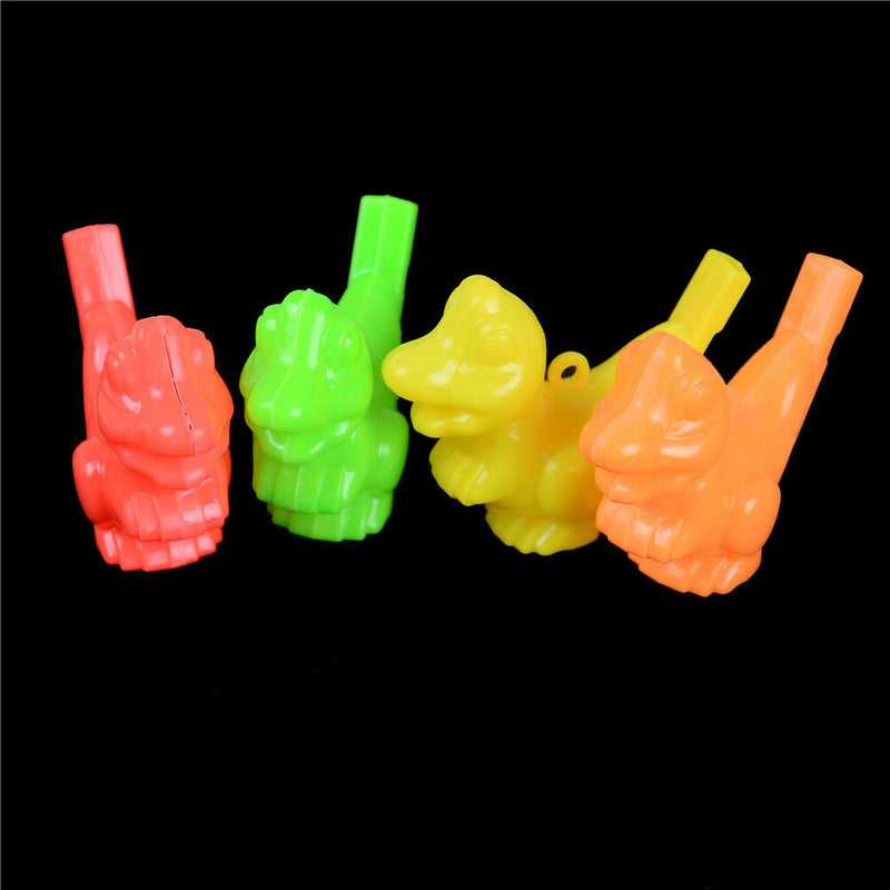 2x Cartoon Dinosaur Instrument Water Whistle Kids Educational Toys X-mas KQMO