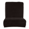 4 Pieces Velvet Short Dining Chair with Low Back Seat Cover Bar