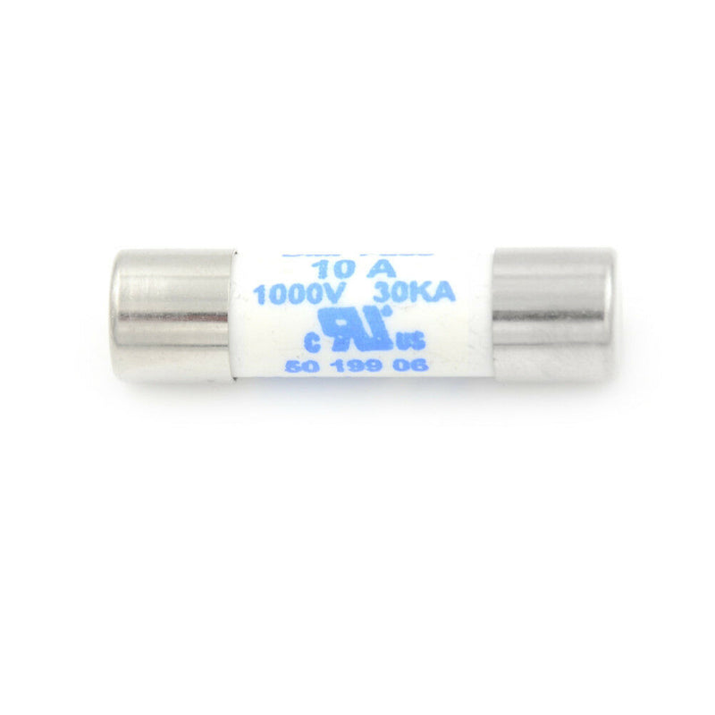 Multimeter 10 x 38mm 1000V 10A Cylinder Ceramic Fuse White A Cy